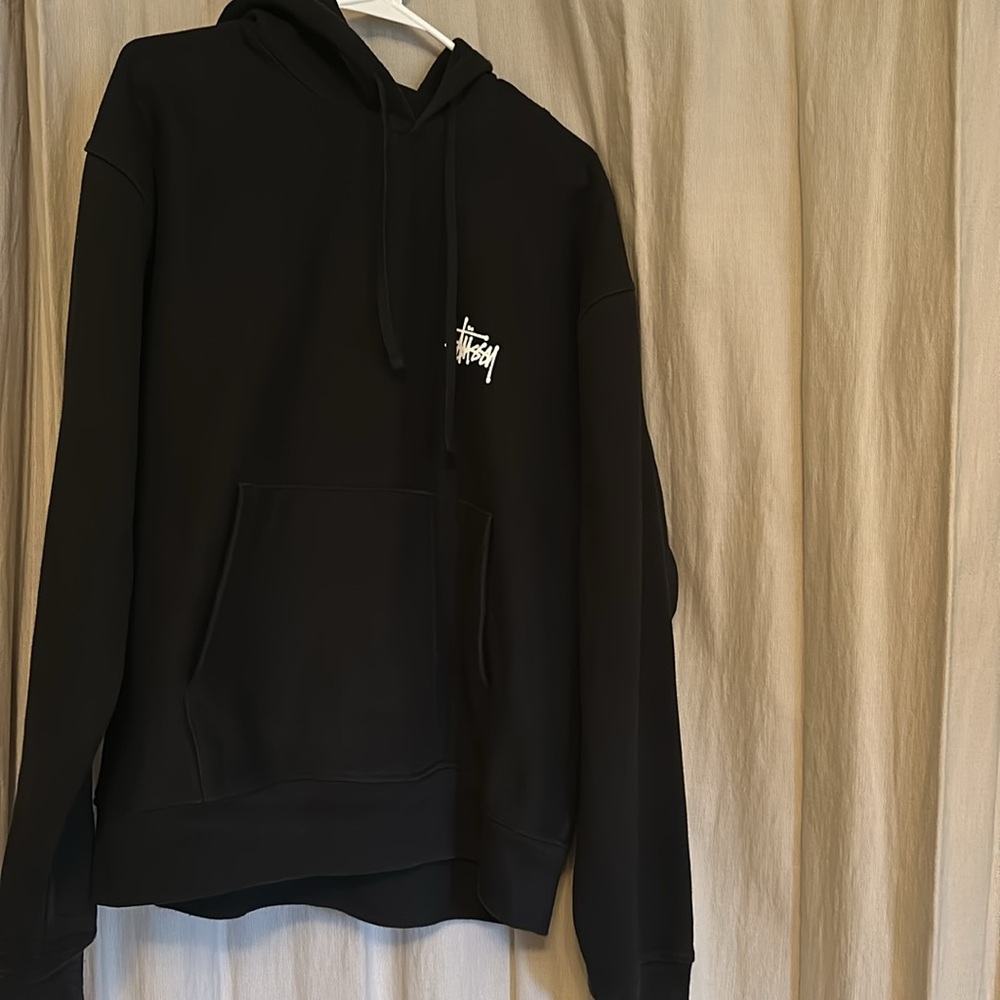 Black Men’s L BASIC STÜSSY HOODIE